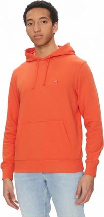 Tommy Hilfiger Hoodies - Heren - Hoodies - Oranje - S - Katoen - Hoodies & sweatvesten