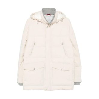 Brunello Cucinelli Piumino Donsjassen voor Mannen - Heren - Winterjassen - Roze - L - Jassen