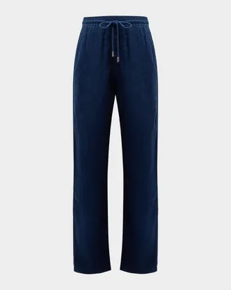 Vilebrequin Pacha Drawstring Linen Pants