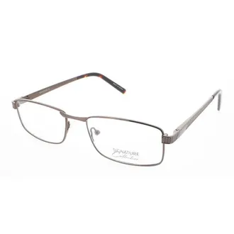 Signature Mens Brown Rectangular Eyeglass Frames Pn105DarkBrown54