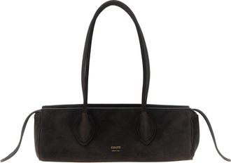 Khaite Brown Calfskin Shoulder Womens Bag