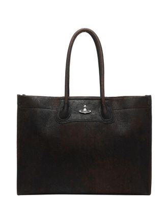Vivienne Westwood Brown Calf Leather Shoulder Bag