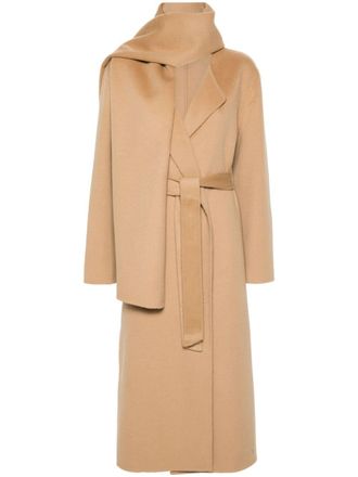 P.A.R.O.S.H. double coat - women - Wool - L - Brown