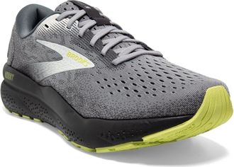 Brooks Mens Brooks Ghost 16 110418-1D-040 Sneakers Primer Gray Lace Up Running Shoes