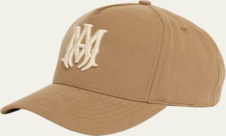 Amiri Mens Canvas MA Baseball Cap