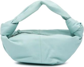 Bottega Veneta Borsa a mano Double Knot mini in pelle di vitello 2012-2025 - Blu