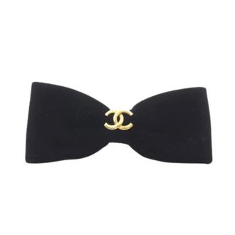 Chanel Pre-owned Accessories, female, Black, Size: ONE SIZE Pre-owned Barrette