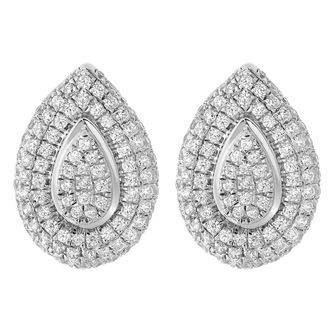 Orphelia Dames 925 Sterling Zilveren Oorbellen - Zilver ZO-5796