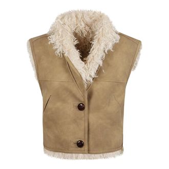 Isabel Marant Waistcoats, female, Beige, XS, Clara Vest