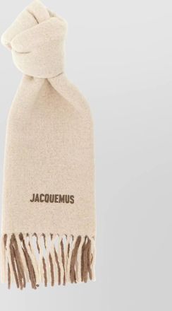 Jacquemus alpaca wool scarf