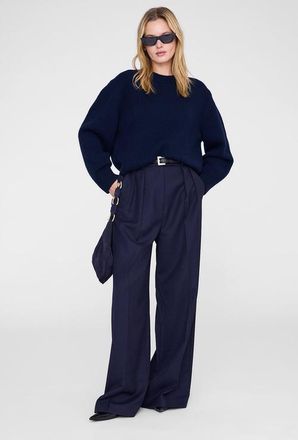 Anine Bing Lou Trouser in Midnight Blue at Nordstrom, Size 0