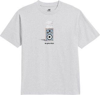 New Balance Grey Days Speaker T-Shirt Asia Sizing Grey MT61552AAHH