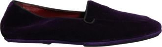 Dolce & Gabbana Loafers Geklede Schoenen - Heren - Loafers - Paars - 43 EU - Leer - Schoenen