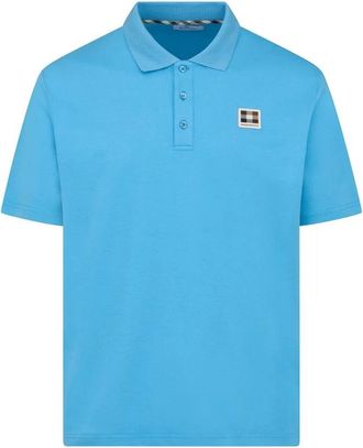 Aquascutum Polo Shirt - Heren - Polos - Blauw - 2XL - Katoen - Tops