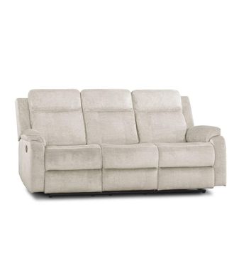 Home Heavenly Sof&aacute; relax 3 plazas con mecanismo palanca en color beige