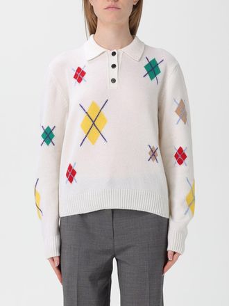 Msgm Polo in maglia di cashmere a rombi Msgm