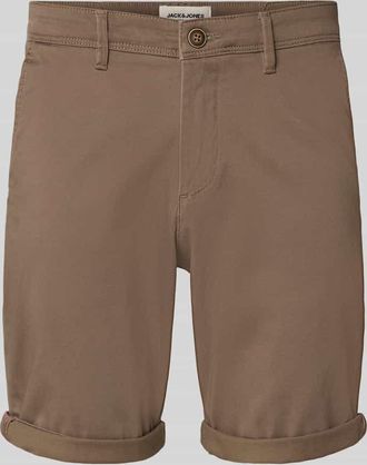 Jack & Jones Jack & Jones Regular Fit Shorts mit Eingrifftaschen Modell BOWIE in Taupe, Gr&ouml;&szlig;e XXL