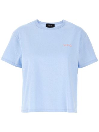 A.P.C. Boxy Petit T-shirt - Blauw