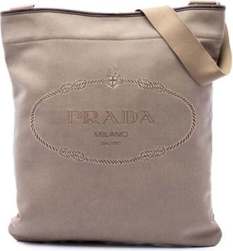 Prada Pre-owned Prada Canvas Canapa Logo Messenger Bag Ladies F568MRWR6L3TOKOD