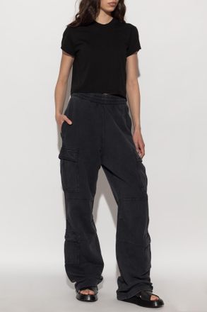 Rick Owens Short T-shirt, Womens, Black