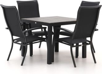 Bellagio la vita attrattiva Bellagio Lugo/Fidenza 90cm dining tuinset 5-delig stapelbaar