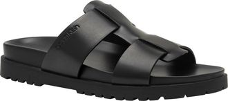 Calvin Klein Rolinde Lug Sole Slide Sandal in Black at Nordstrom Rack, Size 11