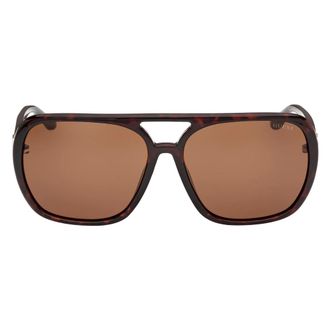 Guess Gu00351 Zonnebril - unisex - Accessoires - Bruin - Maat: 60 MM