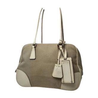 Prada Pre-owned Shoulder Bags, female, White, Size: ONE SIZE Pre-owned Vintage Shoulder Bag