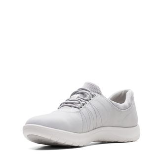Clarks Womens Adella Stroll Oxford, Light Grey, 5.5 UK