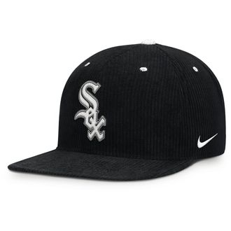 Nike Chicago White Sox Pro Nike Mens MLB Adjustable Hat in Black | NB4910DWRX-KEN