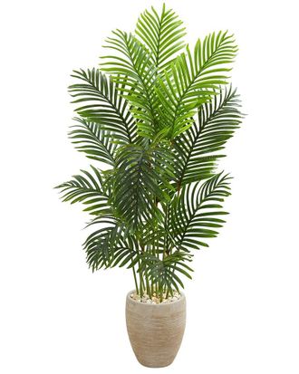 Nearly Natural 5Ft Paradise Palm Artificial Tree In Planter