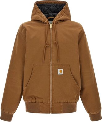 Carhartt Work in Progress Heren, Jassen, Bruin, Maat: S Katoen
