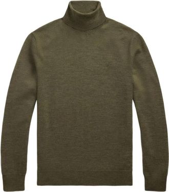 Polo Ralph Lauren Stijlvolle Sweaters Collectie - Heren - Coltruien - Groen - XL - Truien & Vesten