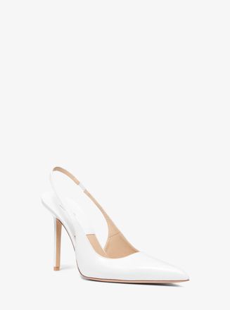 Michael Kors Reece Leather Slingback Pump