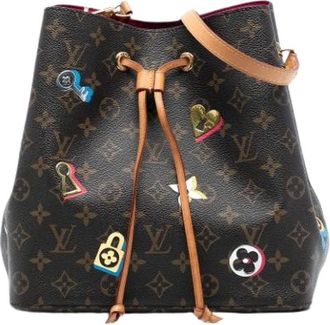 Louis Vuitton Pre-owned Bucket Bags, female, Brown, Size: ONE SIZE Pre-owned Neonoe