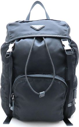 Prada Nero Nylon Backpack (Pre-Owned)