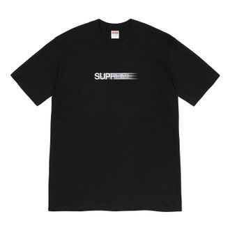 SUPREME Motion Logo T-Shirt Black White SUP-SS23-273