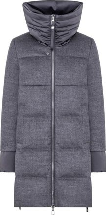 Duno Technical Wool Down Jacket With Adjustable Crater Collar