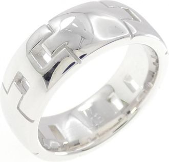Herm&egrave;s White Gold (18K) Band Ring (Pre-Owned)