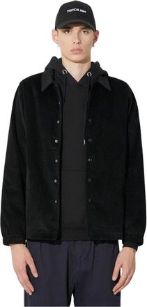 Taikan Taikan, Heren, Jassen, Zwart, Maat: XL Corduroy