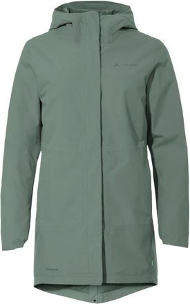 Vaude Cyclist Padded Parka II - Dames - Sport - Groen - Maat: S Leer