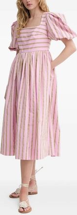 Stine Goya Abito a righe - Rosa