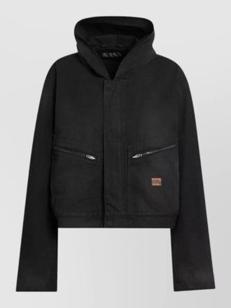 Balenciaga cropped hooded jacket