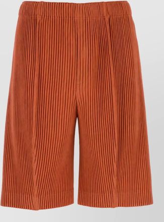 Homme Pliss&eacute; Issey Miyake pleated chino shorts