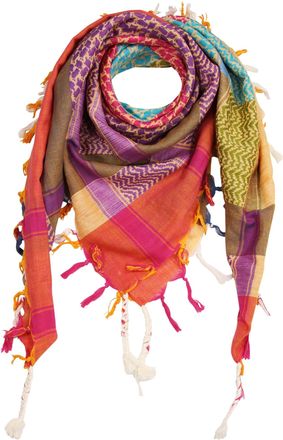 Freak Scene Kufiya - colorful-multicoloured 24-40x40 inch - Shemagh - Arafat scarf Palestinian PLO Pali-scarf - 100% cotton