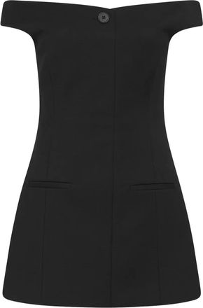 Sir. Abito corto con spalle scoperte - Nero