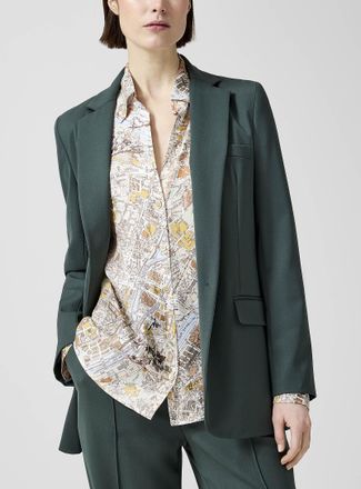 Vanessa Bruno Womens Tilia virgin wool blend jacket