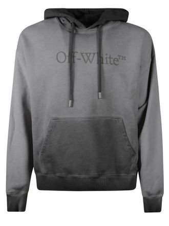 Off-white Black Printed Logo Hoodie