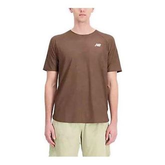 New Balance Q Speed Jacquard T-shirt Asia Sizing Brown MT33281-DUO