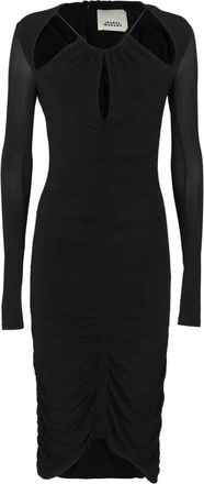 Isabel Marant Midi Jurk - Dames - Casual kleedjes - Zwart - XS - Kleedjes